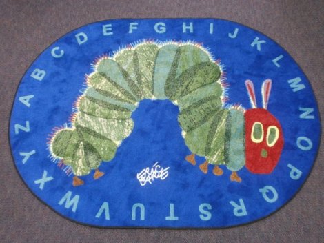The Very Hungry Caterpillar rug